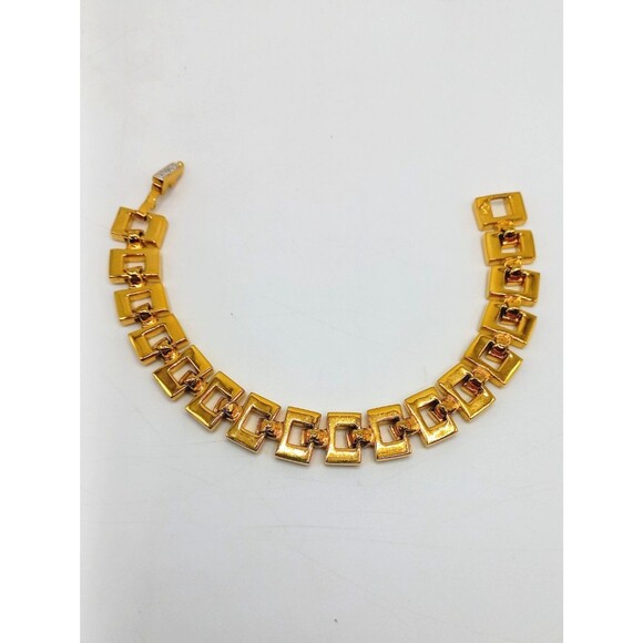 Swarovski Bangle Bracelet Swarovski swan mark pave, baguette clear crystals - Picture 5 of 8